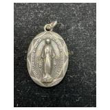 Sterling Silver Religious Pendant