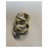 Sterling Silverï¿½ Earrings with Stone Accents