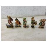 Five Goebel Hummel Porcelain Figurines