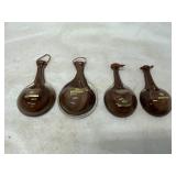 5 Glass Wall Hanging Wine Bottles