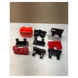 9 Plastic Toy Accessories