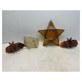 Stained Glass Star and Sculptural Dï¿½cor