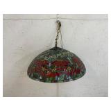 Stained Glass Hanging Light Fixture