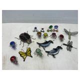 Stained Glass Animal Figurines