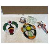 5 Stained Glass Window Hangings