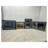 4 Framed Artwork Signed
