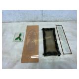 Mixed Glass Panels and Decorative Items