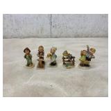 Set of Five Hummel Porcelain Figurines
