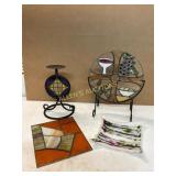 Collection of Stained and Fused Glass Dï¿½cor