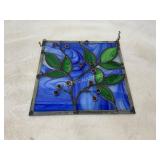 Stained Glassï¿½ With Leaf Motif