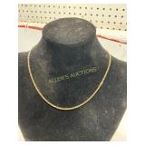 14 KT Yellow Gold Rope Necklace