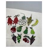 Stained Glass Fruit and Vegetables