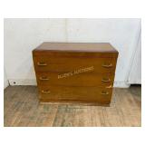 Wooden Three-Drawer Dresser