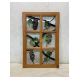 Stained Glassï¿½ with Grape Motif