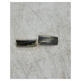 Pair of Sterling Silver Military Rank Bars