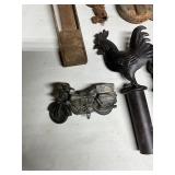 Enamel Coffee Cup, Motorcycle Pencil Sharpener, Ch