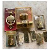 Collection of Solid Brass Door Hardware