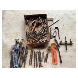Assorted Drill Bits and Hand Tools
