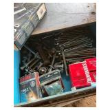 Metal Storage Drawer With Assorted Hardware