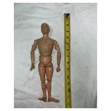 Vintage GI JOE Action Figure, Jointed Plastic Body