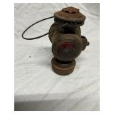 Rustic Metal Lantern with Glass Windows