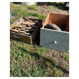 Collection of Metal Casters and Industrial Parts