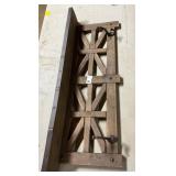 Wood and Metal Decorative shelf