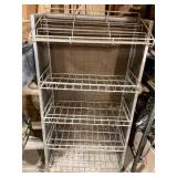 Metal Wire Shelving Unit on Casters