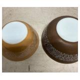 Set of Two Pyrex Mixing Bowls