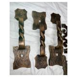 Collection of Metal Hardware and Decorative Elemen