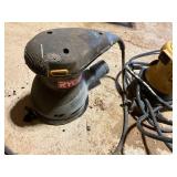 Lot of Power Orbital Sanders: Ryobi, DeWalt, Black