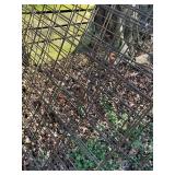 Set of Six 12-Foot Metal Wire Panels