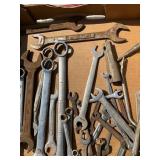 Collection of Various Hand Wrenches and Tools
