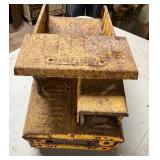 Tonka Vintage Metal Toy Dump Truck with Yellow Fin