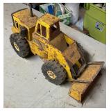 Tonka Vintage Metal Toy Bulldozer with Rigid Frame