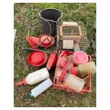 Collection of Poultry and Animal Farm Supplies