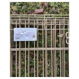 Wire Animal exercise pen and Plastic Dog feeder