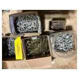 Assorted Nails and Fasteners in Mixed Boxes