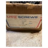 Box of USG Brand 1-1/4 Inch Drywall Screws