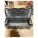 Black Heavy-Duty Plastic Storage Chest