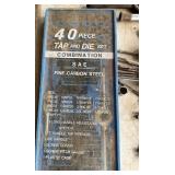 40-Piece SAE Tap and Die Set with Accessories