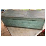 Wooden Storage Chest with Painted Finish