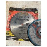 Assorted Circular Saw and Grinder Blades