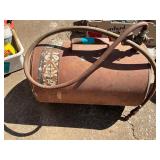 Rusty Portable Air Tank with Hose