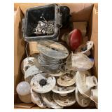 Lot of Assorted Electrical and Hardware Supplies