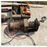 Assorted Automotive Tools and Winch Components
