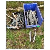 Collection of Metal Brackets and Components