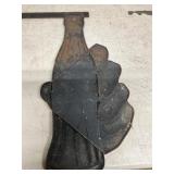 Coca-Cola Bottle Tin Advertising Sign