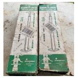 Pair of Tel-O-Post Adjustable Floor Jacks