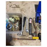 Assorted Tools and Hardware Collection